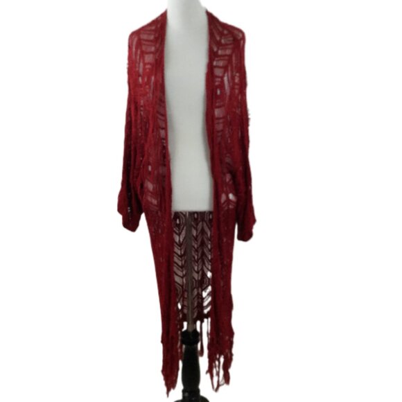 H&M Coachella Official Collection Open Front Shawl Cardigan l - Picture 8 of 9